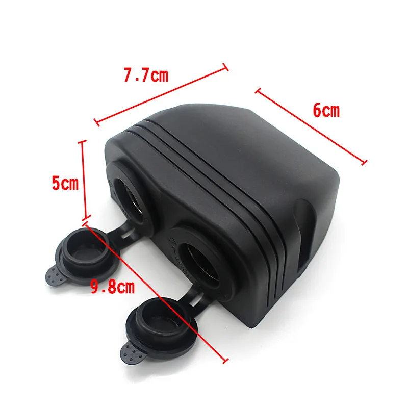 12V двойной USB автомобильный прикуриватель разъем зарядное устройство выход адаптера питания
