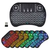 Mini Wireless Keyboard Touchpad 2.4G Russian English Colorful Backlit I8 Keyboard Touchpad for TV Box Laptop Android Air Mouse ► Photo 2/6