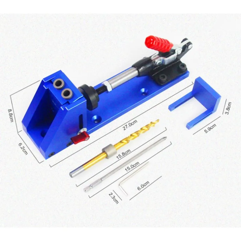 XK-2 инструменты для сверления с наклонным отверстием зажимное основание 9 мм набор сверл деревообрабатывающий направляющий Карпентер комплект система карманное отверстие джиг комплект