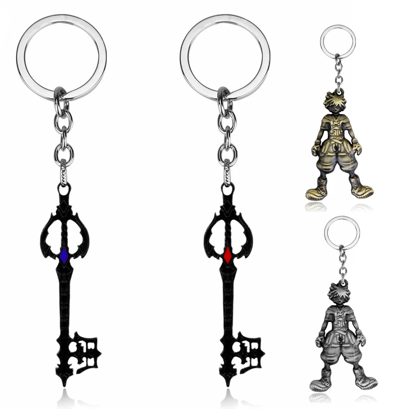 Брелок для ключей Kingdom Hearts Oblivion брелок с бронзовым черным металлическим кулоном