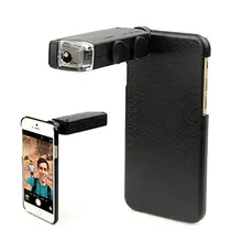 Набор телефонных объективов 60X-100X цифровой зум Lentes Лупа микроскоп со светодиодной чехол для samsung Galaxy note 2 3 4 5 7 S7 S4 S5 S6