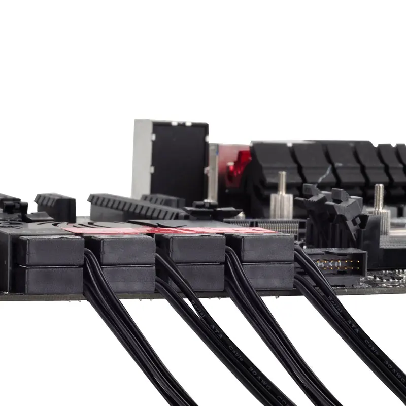 Conector Sata por Cabo Lateral com Ângulo de 90 Graus Conector gb s 50cm Cabos de computador e conectores - Imagem 3