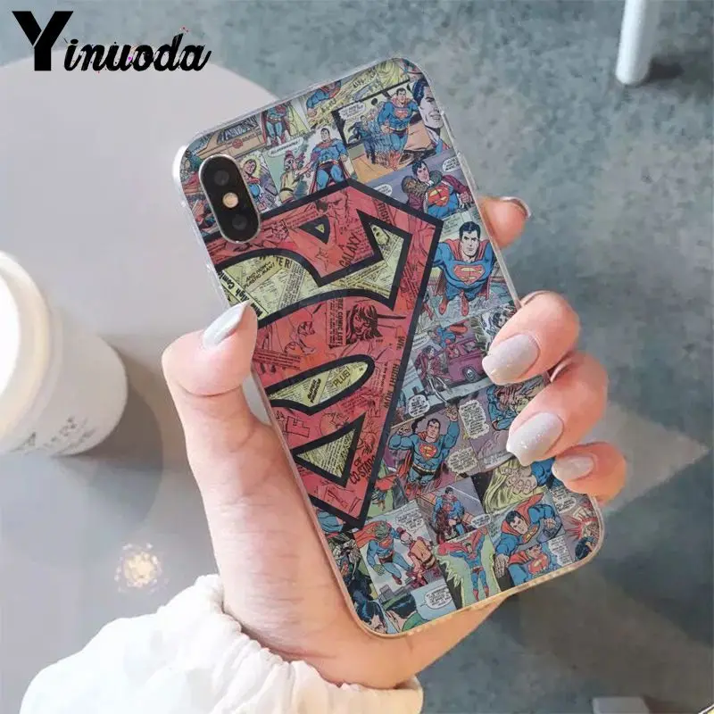 Yinuoda Marvel мстители супергерой комиксы на заказ фото мягкий чехол для телефона для iPhone 6S 6plus 7plus 8 8Plus X Xs MAX 5 5S XR - Цвет: A11