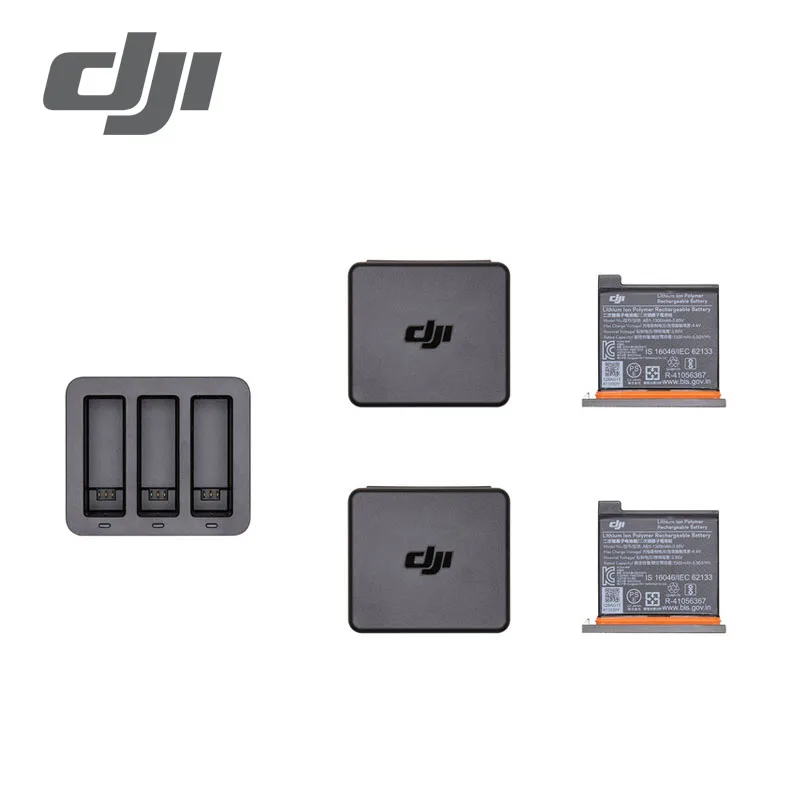 

DJI Osmo Action Charging Kit An intelligent charging system significantly increases efficiency, requiring only 130 minutes
