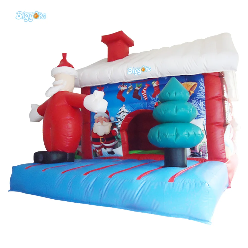 

High Quality Inflatable Christmas House Bounce House For Playing And Decoration