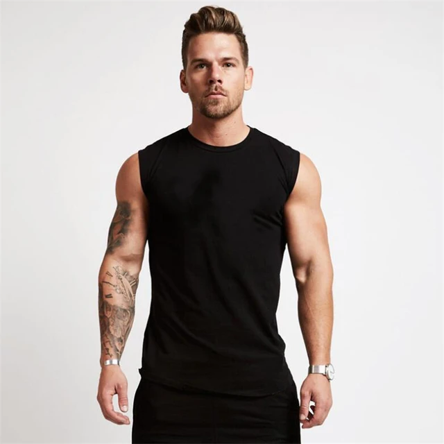 Camiseta desmangada hombre Clearance