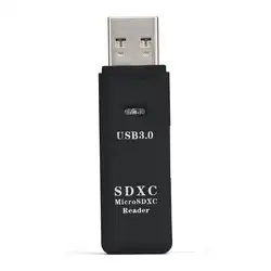 Новый молния Мини картридер 5 Гбит/с супер Скорость USB 3,0 Micro SD/SDXC TF Card Reader адаптер Черный для Mac OS Pro May02