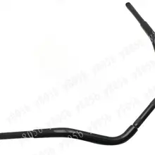 Черный мотоцикл тяга руля " 25 мм баров для Fit Bobber Road Kings Electra Glide Street Glides Road Glides