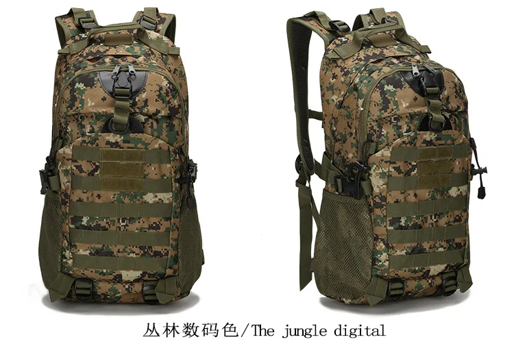 

Men'S Tactical Backpack Backpacks Travel Bags Outdoor Sport Hiking Blcak Rucksack Army Bag Military Men