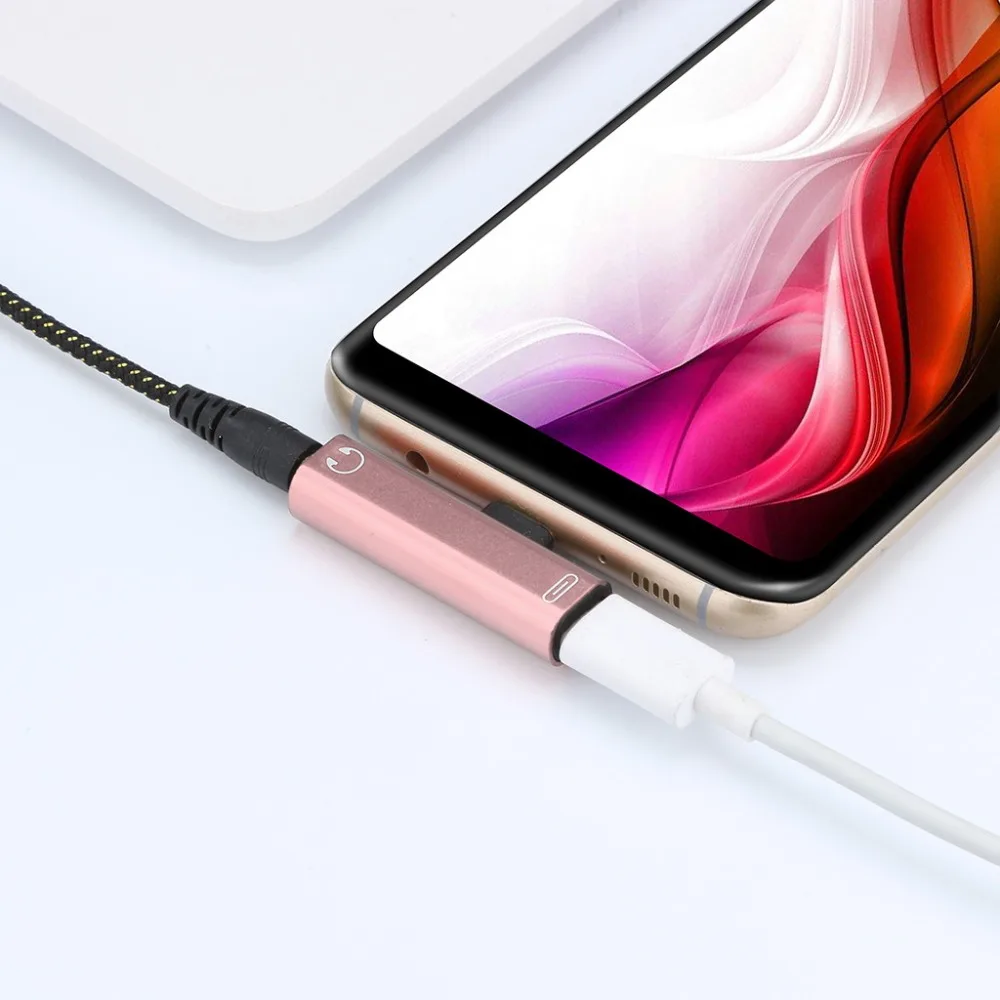 HIPERDEAL USB C типа до 3 5 мм Aux Jack аудио кабель адаптер наушники Charing 4 25| |