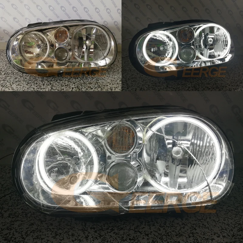 ccfl angel eyes Volkswagen VW Golf MK4 R32 GTi VR6 CABRIO A4 1998-2004(16)