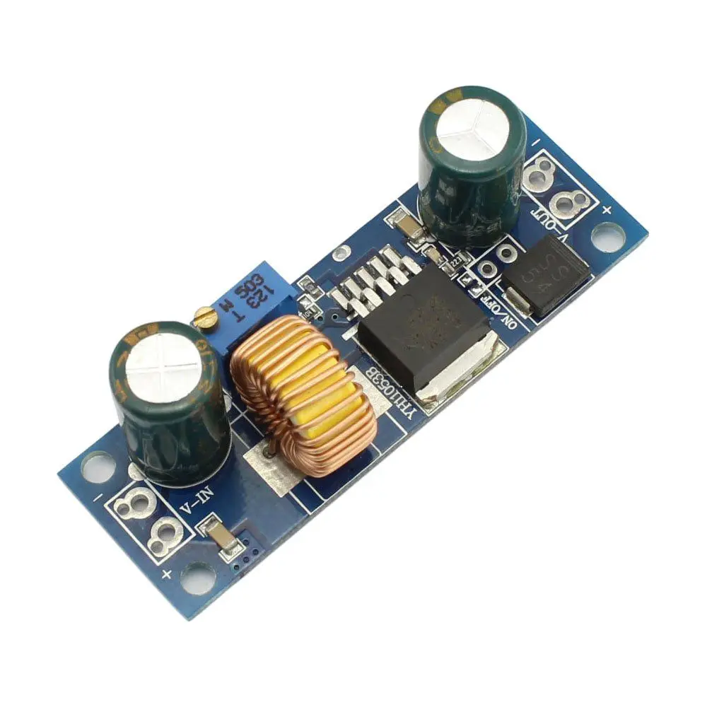 

DC-DC Non-Isolated Step-Up Module 4.5V-32V To 5V-42V Adjustable 4A Boost Converter Blue