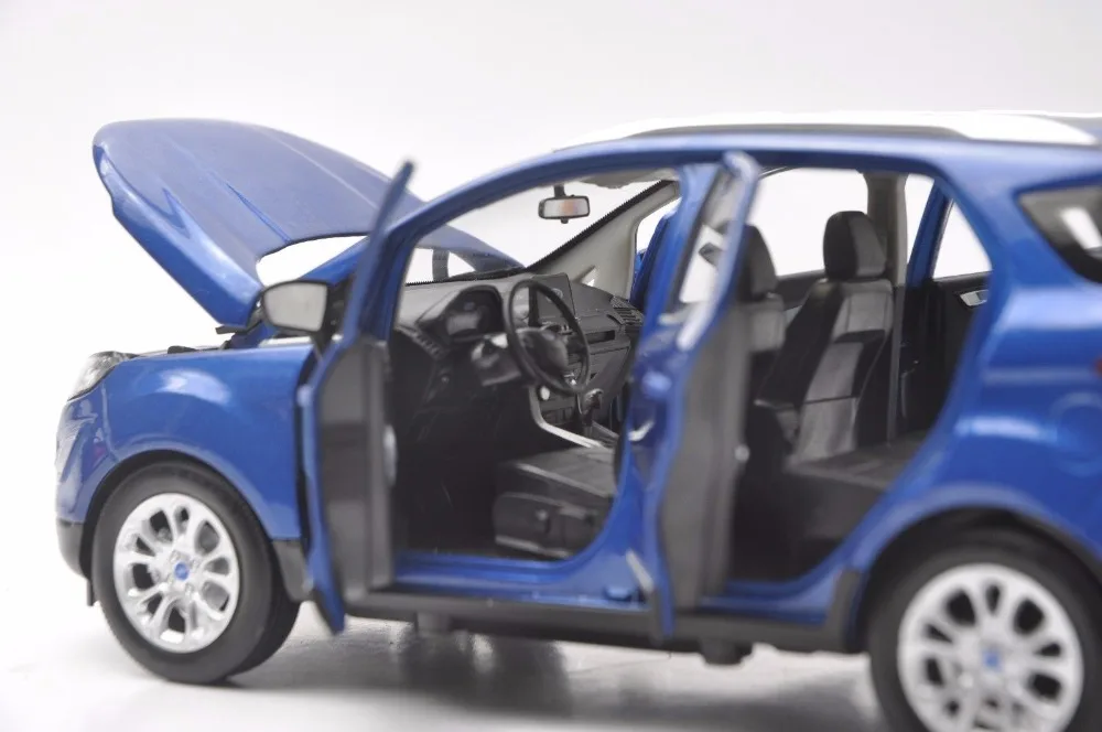 1:18 литая модель для Ford ECOSPORT синий мини внедорожник игрушечный автомобиль миниатюрная Коллекция подарков