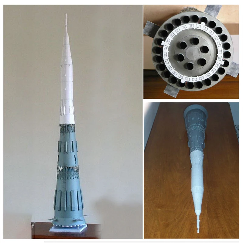 1:144 советского N 1 Старт автомобиля ракета 3D высокое моделирование пространство