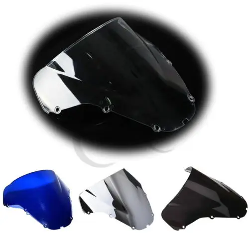 Новое ветровое стекло PMMA с двумя пузырьками для HONDA CBR 929 RR 900RR 00 01|windshield windscreen|bubble