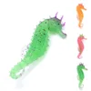 Nouveau Design | Mignon, mignon, respectueux de l'environnement, cheval de mer lumineux, Hippocampus Aquarium, Aquarium en silicone, décoration de réservoir de poissons ► Photo 3/6