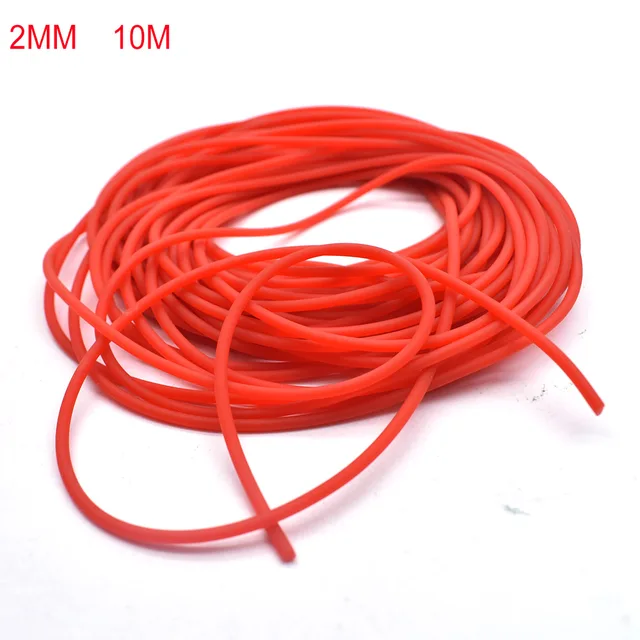 Solid Elastic Rubber Fishing Rope, High Quality, Natural Color