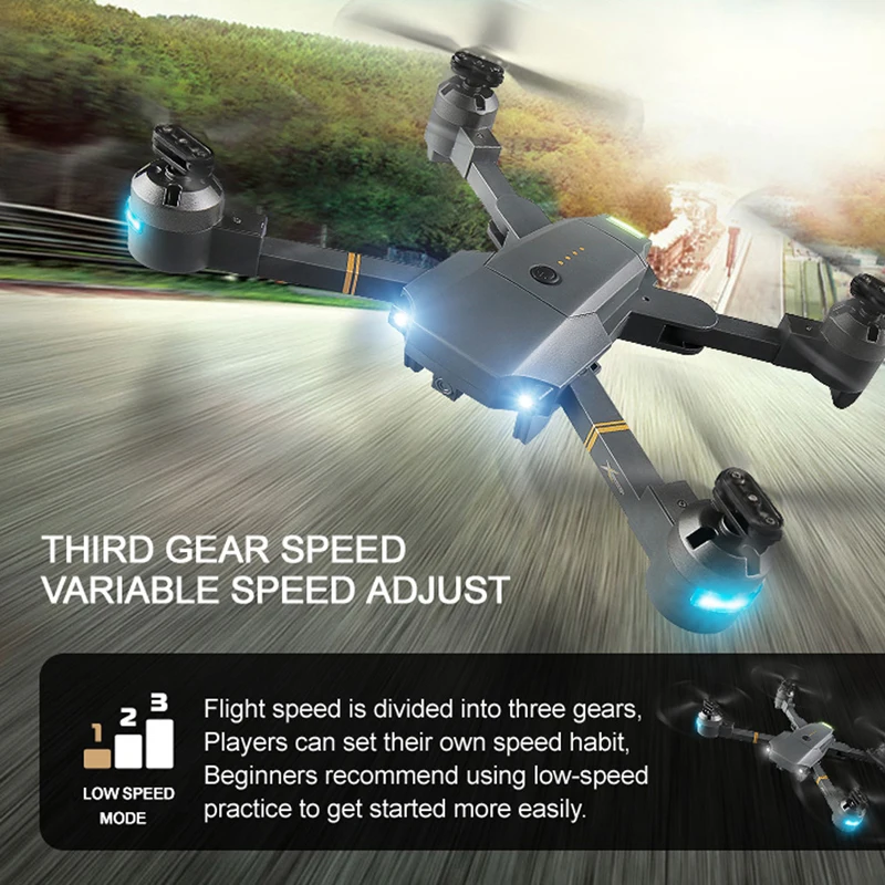 XT-1 Foldable FPV Selfie Drone 480P 720P 1080P WIFI HD Camera Wide Angle Folding RC Quadcopter Toy Altitude Hold VS X12 E58 Dron