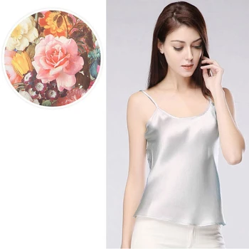 

2018 Women Solid Color Smooth Vest Summer Sexy Faux Silk Strappy Tank Tops Sleeveless