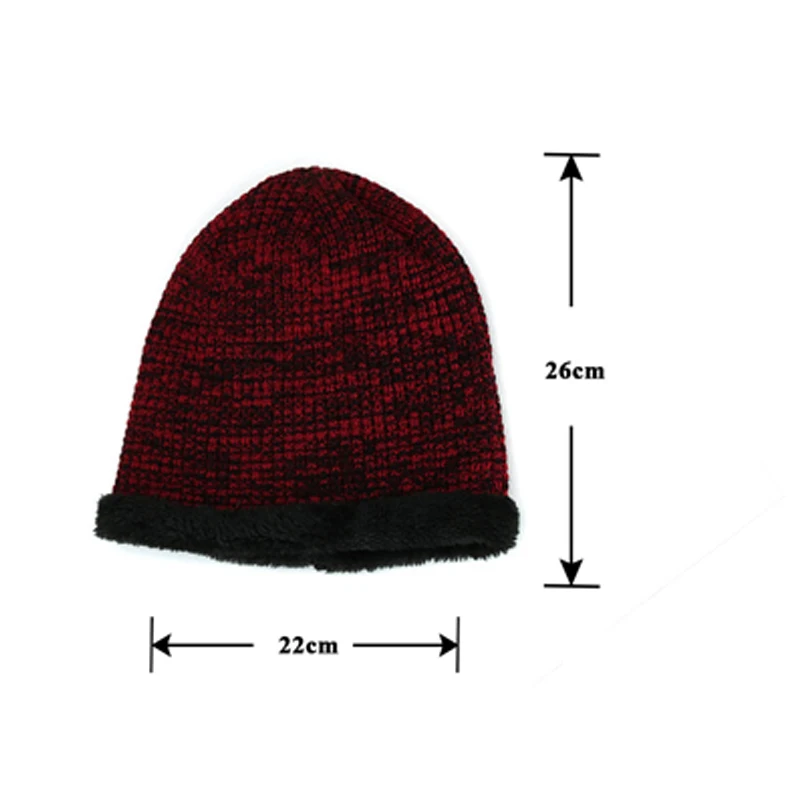 Новая популярная Повседневная бархатная Теплая мужская шапка Skullies& Beanies Корейская версия вязанная шерстяная шапка зимняя уличная мужская шапка