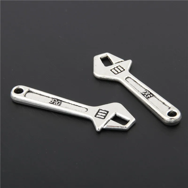10pcs Zinc Alloy Tiny Wrench Charms Hardware Tool Metal Pendant Bracelet Jewelry Making A2891 | Украшения и аксессуары