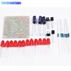 Circular Lamp Suite 12PCS LED Red DIY Kit Perfect Electronic Flash LED Electronics DIY ► Photo 2/2