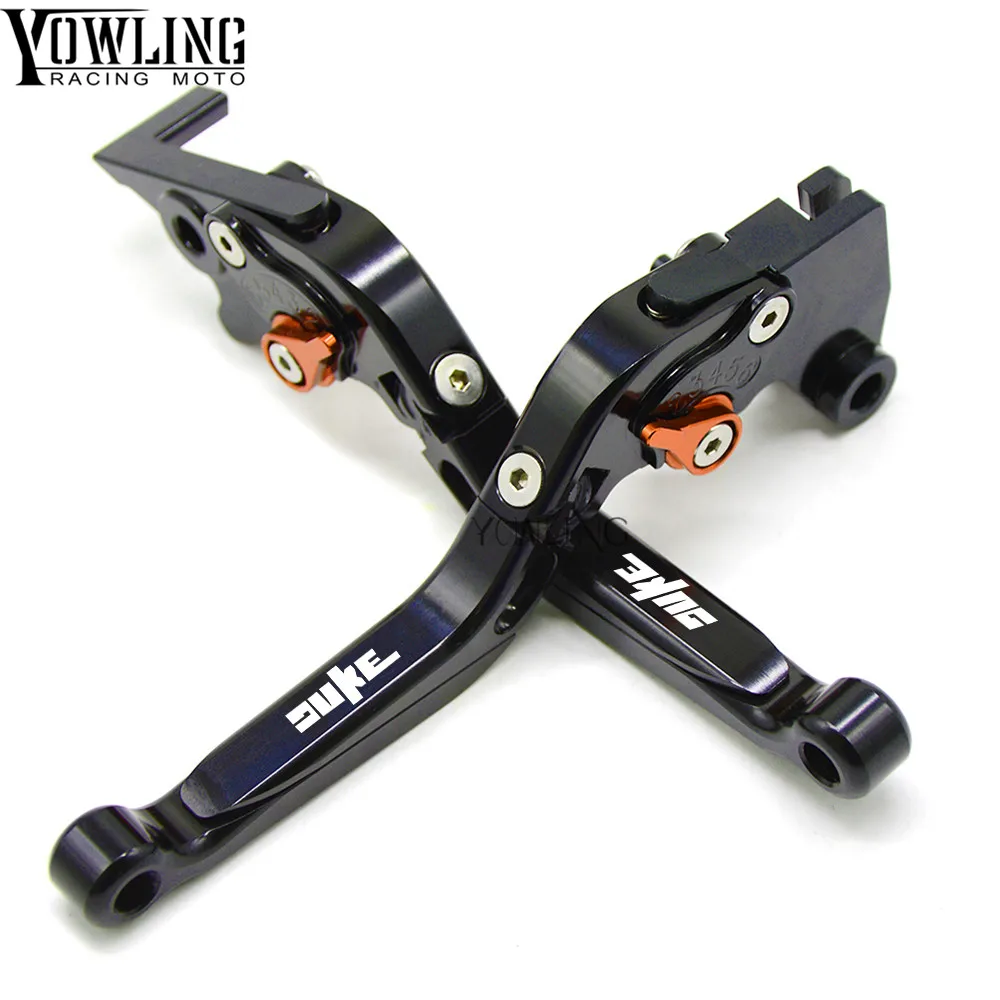 

Motorcycle CNC Aluminum Adjustable Extendable Lengthen Brake Clutch Levers for KTM 390 Duke/RC390 2013-2017 Orange