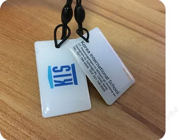 

500PCS IC 1K S50 13.56MHZ Epoxy card, RFID Epoxy tag logo printed eposy style rfid tag business card for access control