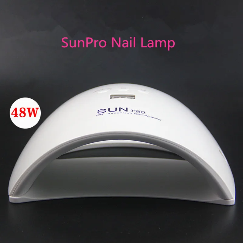 SUNPRO быстросохнущая Сушилка для ногтей с автоматическим датчиком 48 Вт УФ лампа
