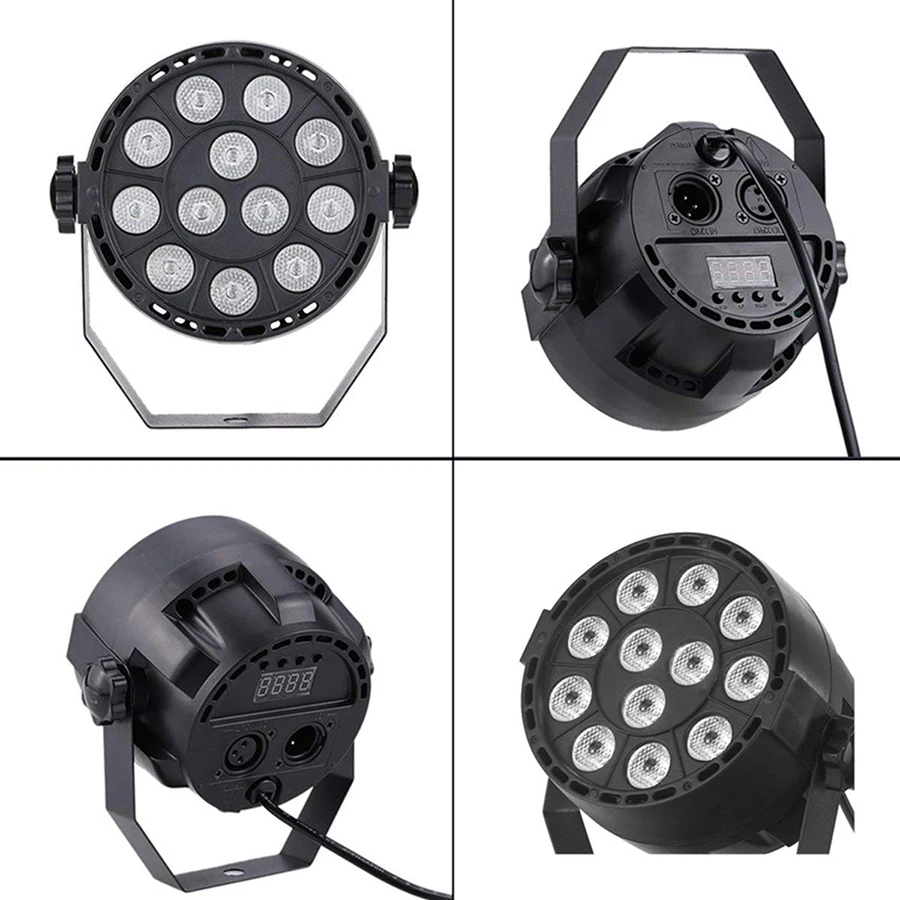 36 Вт 12leds UV LED Par сценический свет авто звук активный DMX512 ультрафиолетовые черные