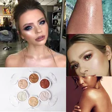 Хайлайтер пудра для лица макияж крем с мерцающим эффектом пудра для лица Тени для век светящийся бронзатор maquiagem Профессиональный полный оптом