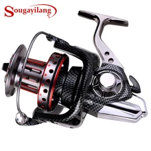 Sougayilang 10+ 1BB AFL10000 супер большая катушка спиннинга рыболовные катушки троллинг колесо полностью Металлическая Морская Лодка Рок Рыболовная катушка