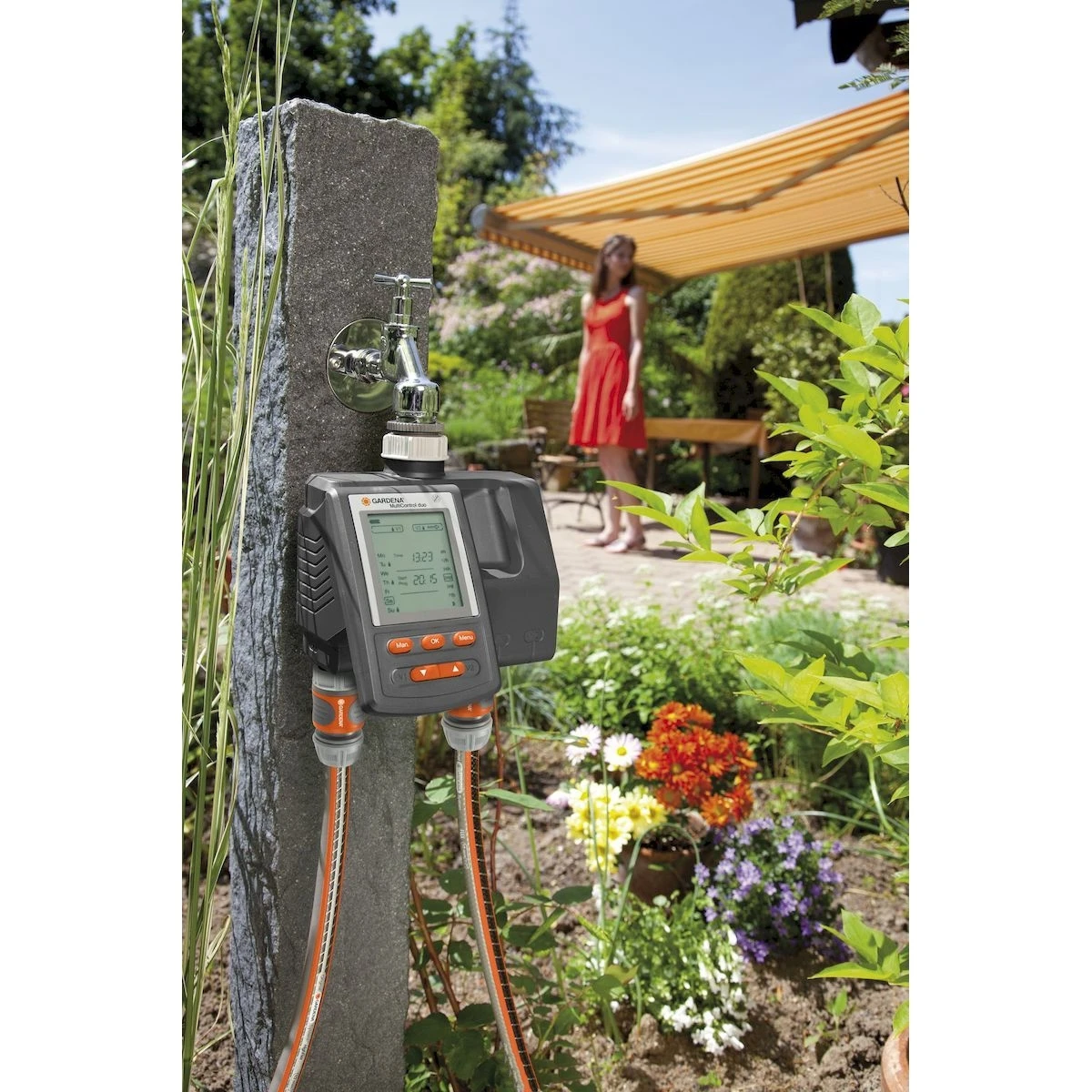 Таймер для полива GARDENA 01874 2900000 (Для автоматического управления поливом материал