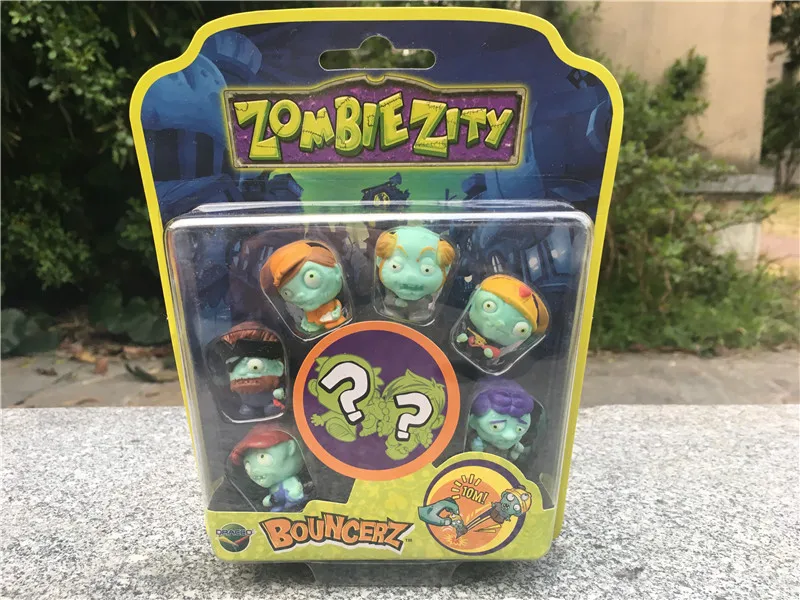 Zombie Zity Bouncerz Мини Фигурки 6+ 2 скрывают специальное издание упаковка игрушек фигурки случайная отправка Новые