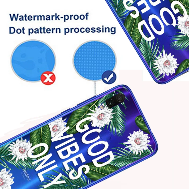 Redmi Note 7 Ultra Thin Slim Soft TPU Case Cover on sfor Xiaomi Redmi 7 4X S2 4A 6A Note 5 Plus 6 Silicon Patterned Phone Coque  (2)