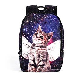 Angel Cat Harajuku Simple Waterproof Canvas Backpack 2018 Small Fresh Female Korean College Student Backpack Bag Tide Angel Cat Harajuku Simple Waterproof Canvas Backpack 2018 Small Fresh Female Korean College Student Backpack Bag Tide
