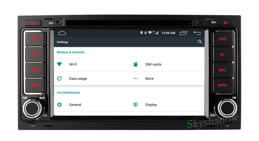 Cheap C500 Android 6.0 2GB RAM Car DVD Player Wifi Bluetooth Radio GPS Navi Headunit For VW TOUAREG T5 MULTIVAN Transporter 4G SIM LTE 14