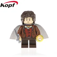 50 шт. фигурки Властелин колец серии Gandalf Elr Ond Galadriel Frodo Arwen модель строительные блоки для детей подарок игрушки PG541