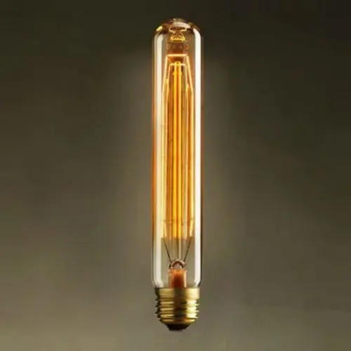 Edison старинные ретро Вольфрам длинное волокно E27 Industrial Light 220 V/40 Вт T30-185mm накаливания Home Decor
