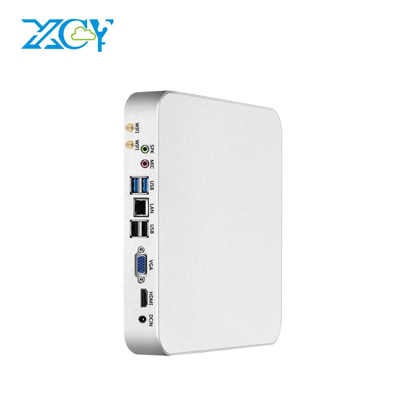 

XCY X26UL Mini PC Intel Core i3 4010Y i5 4210Y Processor Support Windows 7/8/10 Micro Desktop Computer HDMI VGA WiFi 6x USB HTPC