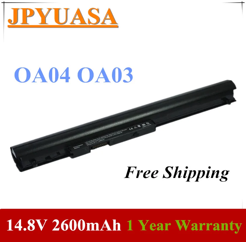 JPYUASA 14,8 V 2600 мА/ч, OA04 OA03 Аккумулятор для ноутбука hp 240 G2 G3 CQ14 CQ15 740715-001 746458-421 746641-001 аккумулятор большой емкости HSTNN-LB5S HSTNN-IB5S