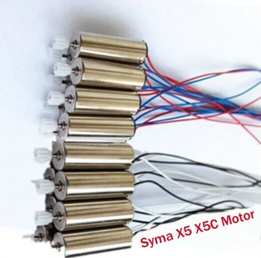 4PCS Syma X5 X5C Motor RC Quadcopter Spare Parts Motor 2pcs Motor A and 2pcs Motor