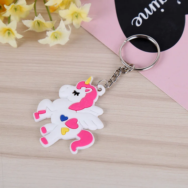 

Unicorn Party Cartoon Key Chain Gift for Kids Baby Shower Birthday Wedding Gifts for Guests Bag Car Unicorn Decornation Pendant