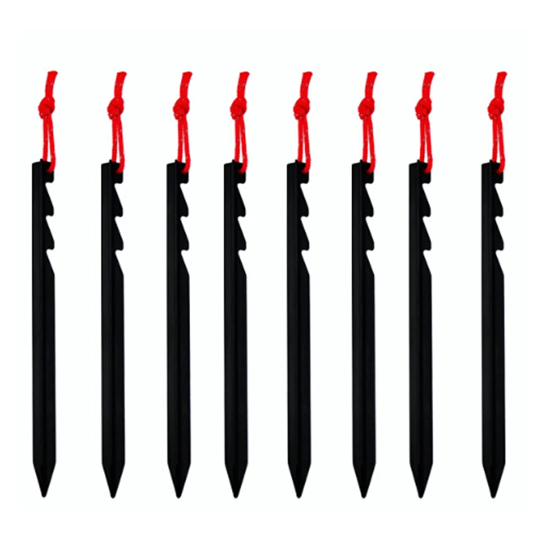 8PCS/LOT 18CM Adjustable Outdoor Camping Tent Stakes with