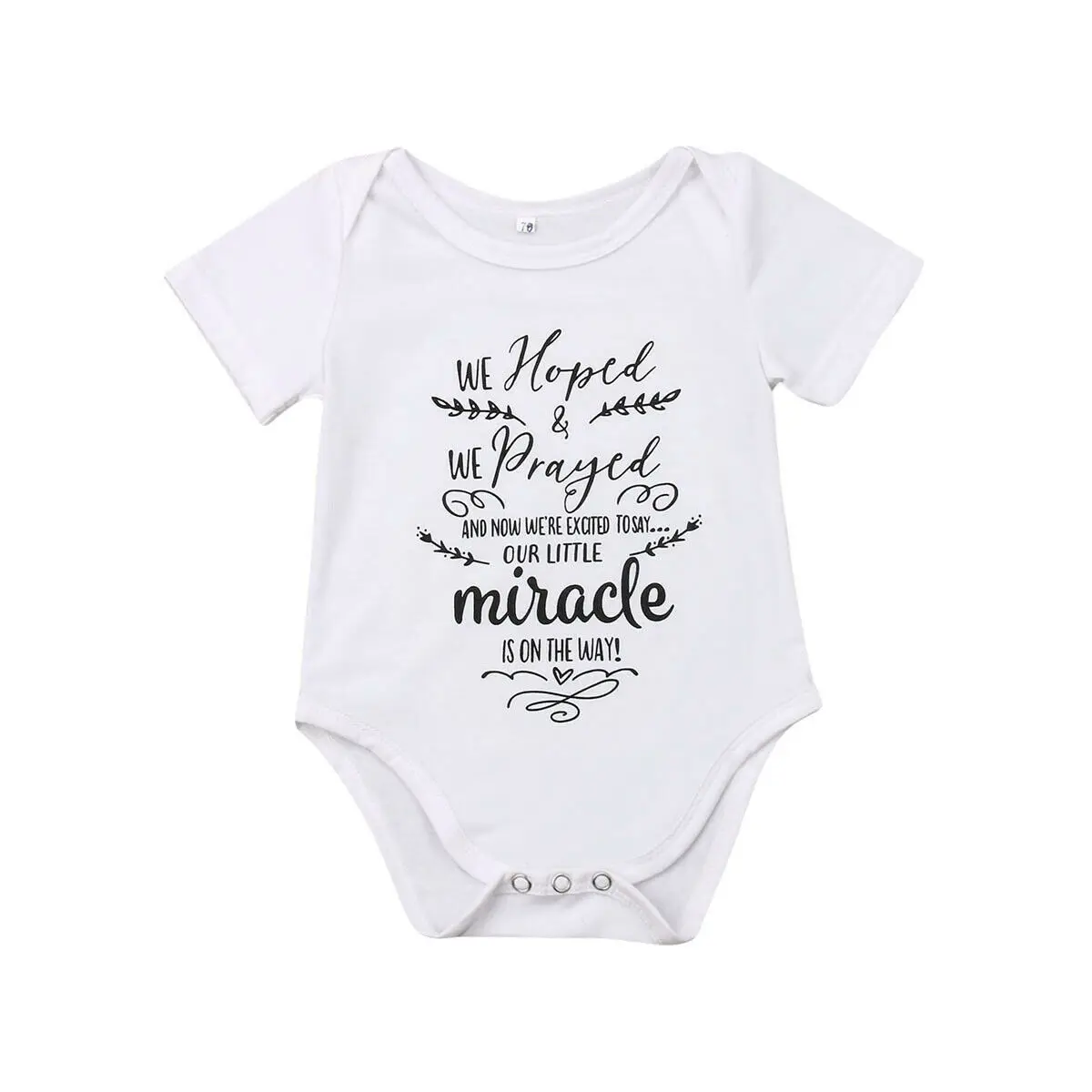 

Funny Newborn Baby Boy Girl Unisex Short Sleeve Letter Print Cotton Bodysuit Jumpsuit Outfits Summer Clothes