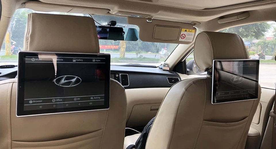 Flash Deal 2PCS 11.8 Inch Car Headrest DVD Player 1920*1280 LCD Android 7.1 System Display Screen Head Rest TV Monitor For Hyundai Santa Fe 5 Flash Deal 2PCS 11.8 Inch Car Headrest DVD Player 1920*1280 LCD Android 7.1 System Display Screen Head Rest TV Monitor For Hyundai Santa Fe 5