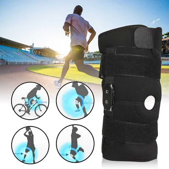 

Outdoor Adjustable Knee Support Pad Brace Protector Patella Knee Support Arthritis Knee Joint Leg Compression Sleeve Kneepad
