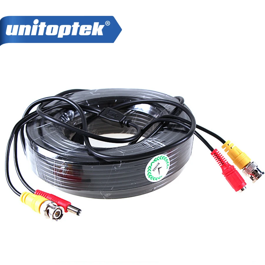 

100FT CCTV Cable 30m BNC Video Power Coaxial Cable BNC Video Output Cable For CCTV Security Camera