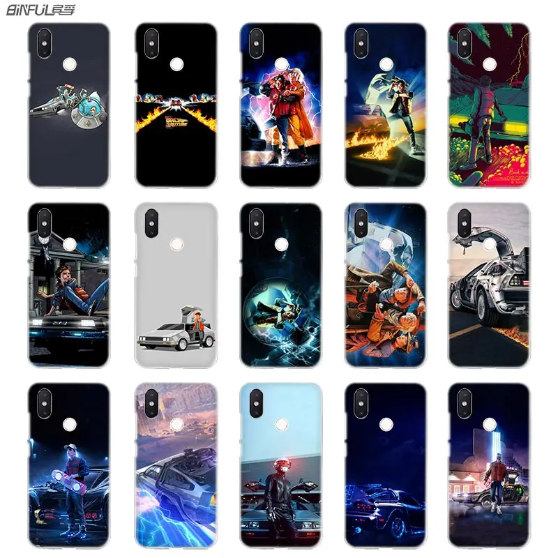 

BinFul Back To The Future Transparent Hard phone case cover for Xiaomi mi Redmi Note 5 4 3 4X 5A Plus 6 Pro 64g S2