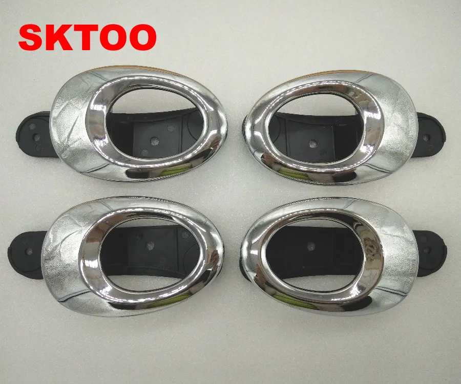 SKTOO 4 шт. для дверной ручки Lifan 330 внутренняя дверная ручка с гальваническим